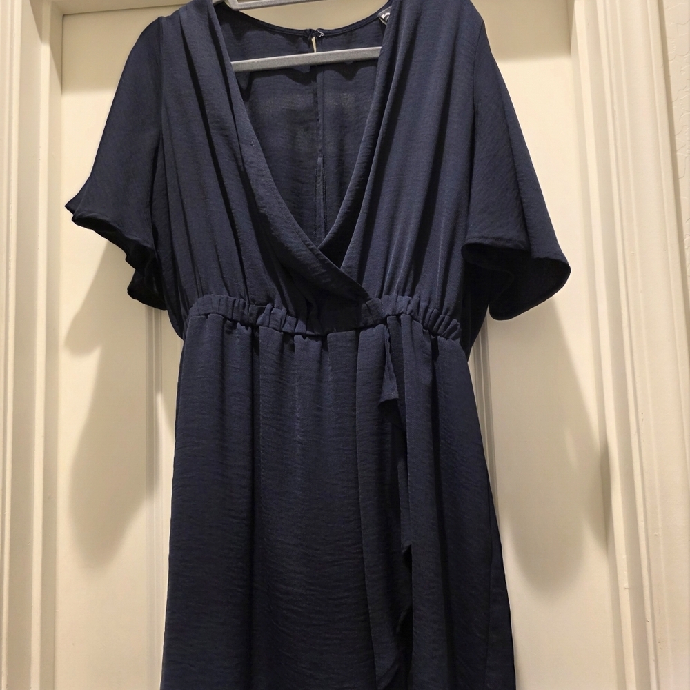 Emma & Michele Deep Blue Romper